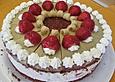 Erdbeer - Marzipan - Torte
