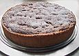 Rhabarber - Nuss - Sahne - Kuchen mit M&uuml;rbteigboden