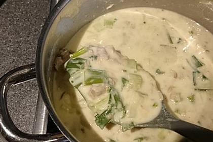 Feuermohns Pasta mit Thunfisch - Porree - Sauce 6