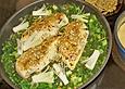 H&uuml;hnerbrust mit Spinat und Kr&auml;utersauce