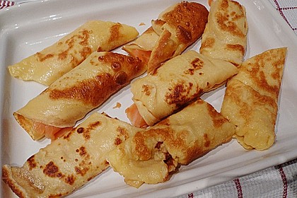 Lachspfannkuchen mit Pfifferlingrahm 1