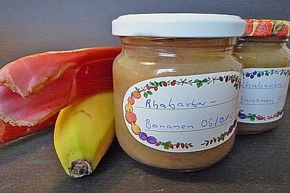 Rhabarber - Bananen Marmelade 2