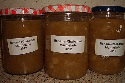 Rhabarber - Bananen Marmelade 20
