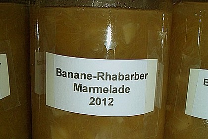 Rhabarber - Bananen Marmelade 21