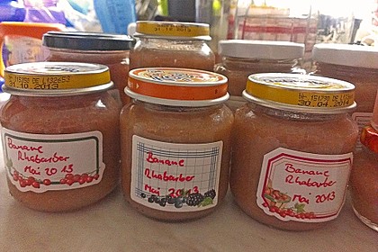 Rhabarber - Bananen Marmelade 18