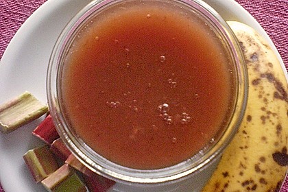 Rhabarber - Bananen Marmelade 11