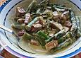 Spargel mit Rippli oder Kasseler