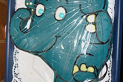 Lettas kleine blaue Elefant  - Motivtorte 31