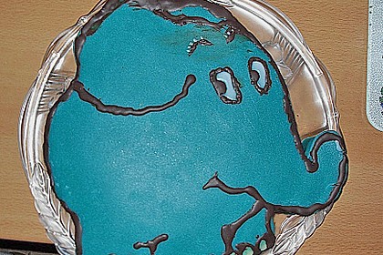 Lettas kleine blaue Elefant  - Motivtorte 58