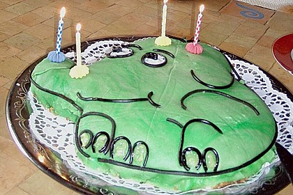 Lettas kleine blaue Elefant  - Motivtorte 68