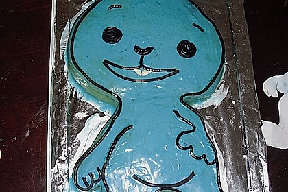 Lettas kleine blaue Elefant  - Motivtorte 130