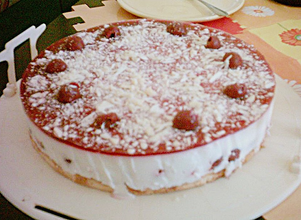 Marmorierte Kirsch - Joghurt - Torte (Rezept mit Bild) | Chefkoch.de