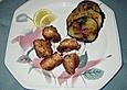 Gebratener Lachs im Nussmantel