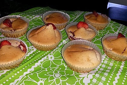 Fettarme Erdbeermuffins 22