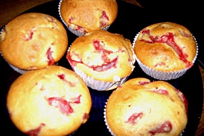Fettarme Erdbeermuffins 15