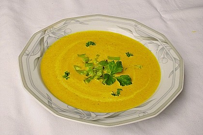 M&ouml;hren - Lauchsuppe a la Spicy