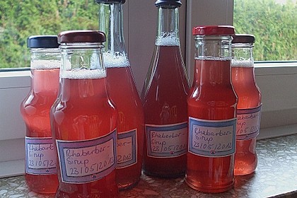 Rhabarbersirup