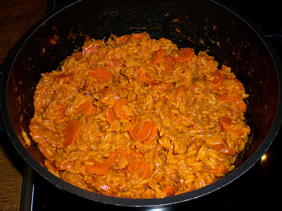Indisches Karotten - Reis - Gericht (Rezept mit Bild) | Chefkoch.de