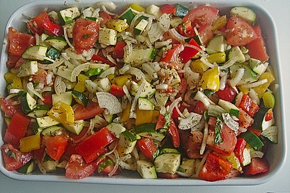 Backofengem&uuml;se auf Schafsk&auml;se 31