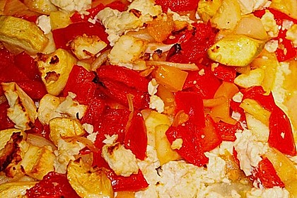 Backofengem&uuml;se auf Schafsk&auml;se 33
