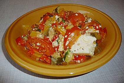 Backofengem&uuml;se auf Schafsk&auml;se 34