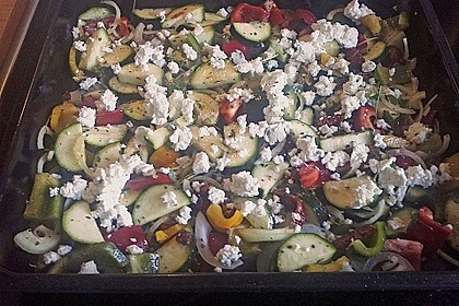 Backofengem&uuml;se auf Schafsk&auml;se 39