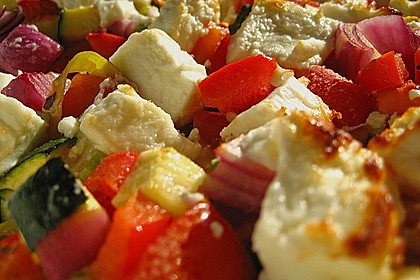Backofengem&uuml;se auf Schafsk&auml;se 48