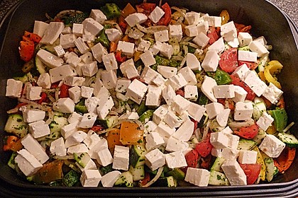 Backofengem&uuml;se auf Schafsk&auml;se 55