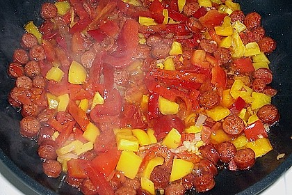 Dreadys feuriger Pfanneneintopf mit Paprika 1