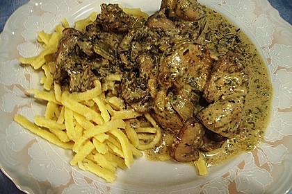 Schweinelendchen in Kr&auml;uter - K&auml;se - Sauce 2