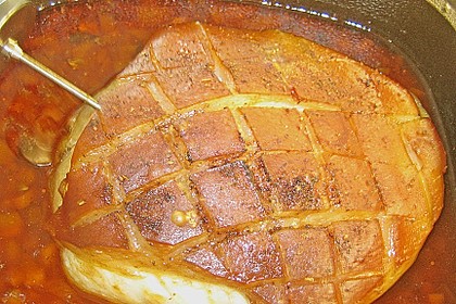 Bayrischer Krustenbraten mit leckerer So&szlig;e