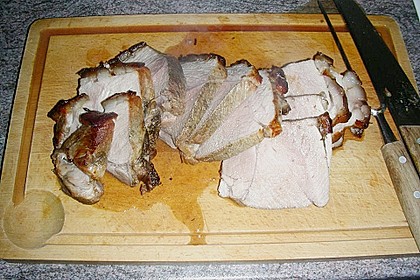 Bayrischer Krustenbraten mit leckerer So&szlig;e 11