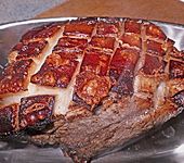 Bayrischer Krustenbraten mit leckerer So&szlig;e (Bild)
