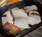 Bayrischer Krustenbraten mit leckerer So&szlig;e (Bild)