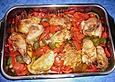 H&auml;hnchnenpfanne mit Paprika