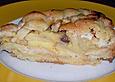 Apfel - Marzipankuchen mit Gitter
