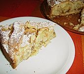 Apfel - Marzipankuchen mit Gitter (Bild)