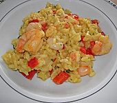 Scampi - Reis - Pfanne (Bild)