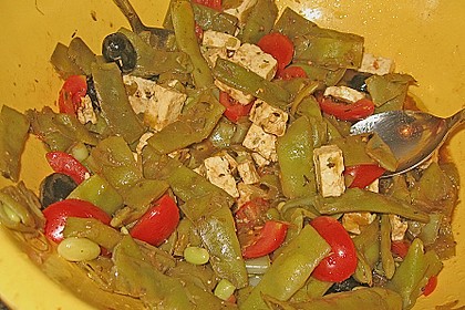 Mediterraner Bohnensalat 2