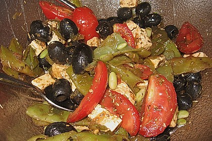 Mediterraner Bohnensalat 3