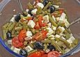Mediterraner Bohnensalat