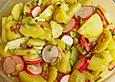 Bunter Kartoffelsalat mit Speck