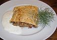 Burgenl&auml;ndischer Krautstrudel mit Rahm