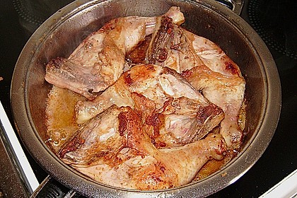 Knoblauchh&auml;hnchen in Tomatensauce 1