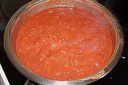 Knoblauchh&auml;hnchen in Tomatensauce 2