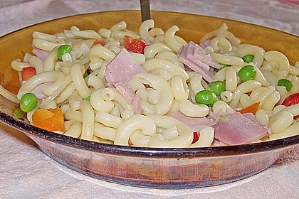 Nudelsalat mit Schinken 2