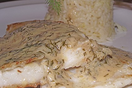 Pangasius mit Zitronen - Dill - Sauce 6