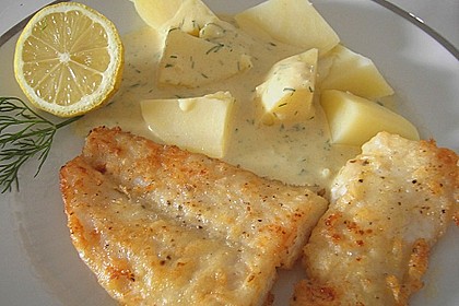 Pangasius mit Zitronen - Dill - Sauce 5