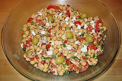 Kichererbsen - Thunfisch - Salat 1