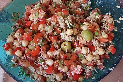 Kichererbsen - Thunfisch - Salat 4